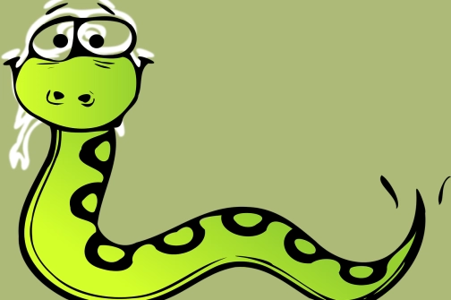 Bild einer Schlange (Python)